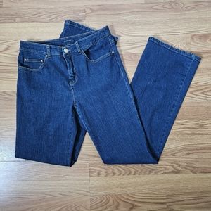Jones New York Stretch Jeans, Size 6, Dark Denim
